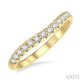 .33CTRDDM CURVED BAND YG 14K-H*