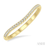.10CTRDDM CURVED BAND YG 14K-H*