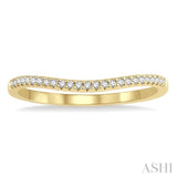 .10CTRDDM CURVED BAND YG 14K-H*