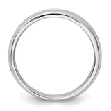 IBGoodman 14k White Gold Polished Nine Stone Men's Ring Mounting