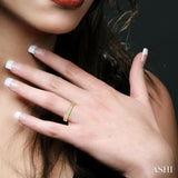 1/2 ctw Princess Cut Diamond Matching Wedding Band in 14K Yellow Gold