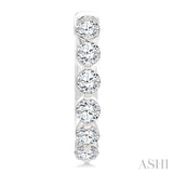 1.50CTRDDM SINGL PRONG HOOP ER WG 14K-G*