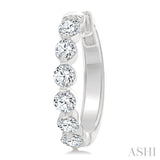 1.50CTRDDM SINGL PRONG HOOP ER WG 14K-G*