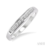 1/4 ctw Princess Cut Diamond Matching Wedding Band in 14K White Gold