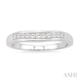 1/4 ctw Princess Cut Diamond Matching Wedding Band in 14K White Gold