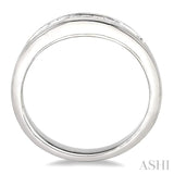 1/4 ctw Princess Cut Diamond Matching Wedding Band in 14K White Gold