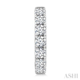 1.50CTRDDM OVAL HOOP ER WG 14K-G*