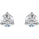 14K White Gold 5/8 CTW Lab-Grown Diamond Stud Earrings