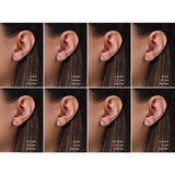 14K White Gold 1 CTW Lab-Grown Diamond Stud Earrings