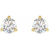14K Yellow Gold 1/3 CTW Lab-Grown Diamond Stud Earrings