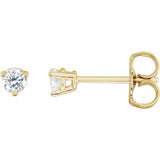14K Yellow Gold 1/5 CTW Natural Diamond Earrings