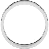 10K White Gold 5 mm Flat Band Size 11.5