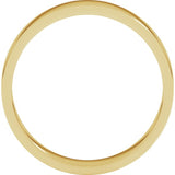 10K Yellow Gold 4 mm Flat Band Size 10
