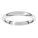 Sterling Silver 2.5 mm Comfort-Fit Half Round Band Size 7