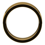 14K Yellow Gold 8 mm Comfort-Fit Flat Band Size 11