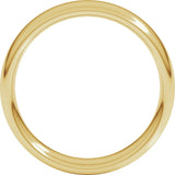 14K Yellow Gold 5 mm Comfort-Fit European-Style Band Size 11.5