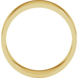 14K Yellow Gold 6 mm Flat Band Size 9.5