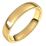 14K Yellow Gold 4.5 mm Comfort-Fit European-Style Band Size 11