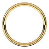 10K Yellow Gold 3.5 mm Comfort-Fit European-Style Band Size 7.5