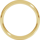 14K Yellow Gold 5.5 mm Comfort-Fit European-Style Band Size 11
