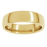 10K Yellow Gold 5.5 mm Comfort-Fit European-Style Band Size 13.5