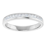 Platinum 1/2 CTW Natural Diamond Band