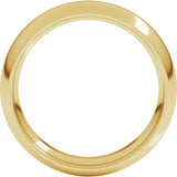 14K Yellow Gold 5.5 mm Comfort-Fit Half Round Band Size 7