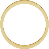 10K Yellow Gold 3 mm Flat Band Size 4.5