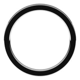 14K White Gold 2.5 mm Comfort-Fit Flat Band Size 5.5