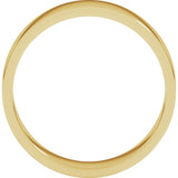 14K Yellow Gold 5 mm Flat Band Size 12