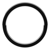 Sterling Silver 2 mm Comfort-Fit Flat Band Size 9.5
