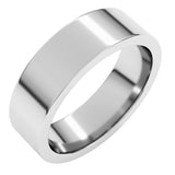 Sterling Silver 6 mm Comfort-Fit Flat Band Size 12