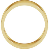 14K Yellow Gold 8 mm Flat Band Size 10