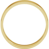 14K Yellow Gold 5 mm Ultra-Lightweight Flat Band Size 7