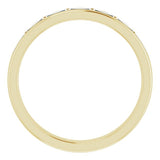 14K Yellow Gold 3/4 CTW Lab-Grown Diamond Band