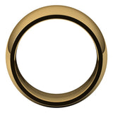10K Yellow Gold 12 mm Comfort-Fit Half Round Band Size 13.5