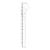14K White 5/8 CTW Natural Diamond Cross Pendant
