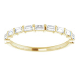 14K Yellow 1/5 CTW Natural Diamond Anniversary Band