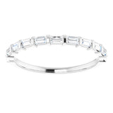 Platinum 1/5 CTW Natural Diamond Anniversary Band