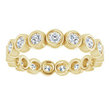 14K Yellow 1 CTW Natural Diamond Eternity Band Size 7