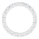 Platinum 1 1/2 CTW Natural Diamond Eternity Band Size 7