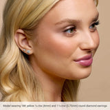 14K Rose Gold 1/2 CTW Natural Diamond Cocktail-Style Earrings