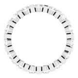 Platinum 1 1/2 CTW Natural Diamond Eternity Band Size 5