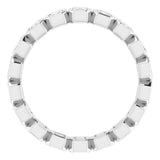 Platinum 9/10 CTW Natural Diamond Eternity Band Size 6