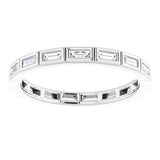 Platinum 1/3 CTW Diamond Eternity Band