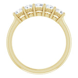 14K Yellow 1/2 CTW Natural Diamond Anniversary Band