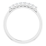 14K White 1/5 CTW Natural Diamond Anniversary Band