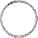 Titanium 4 mm Comfort-Fit Flat Band Size 6.5