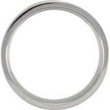 Titanium 8 mm Comfort-Fit Flat Band Size 10.5