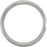 Titanium & 18K Yellow Gold-Plated Inlay 7 mm Beveled-Edge Band Size 11.5